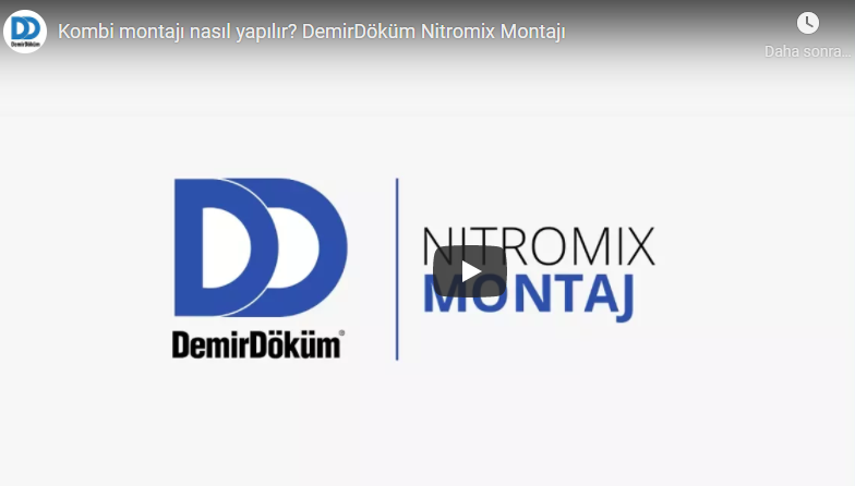 Demidöküm Nitromix kombi montaj viedo